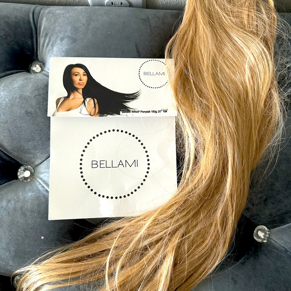Belliami wrap  ponytail 20” color #18 new